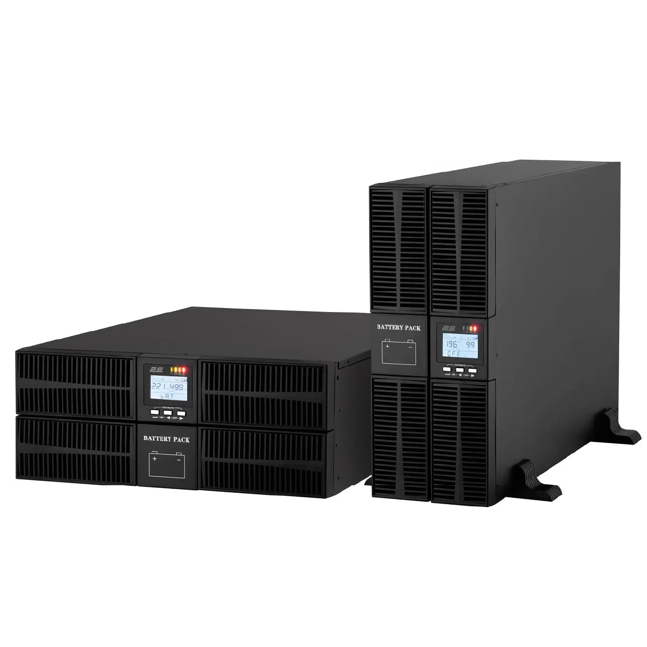 Uzluksiz quvvat manbai 2E SD6000RT, 6KVA/6KW, RT4U, LCD, USB, TERMINAL