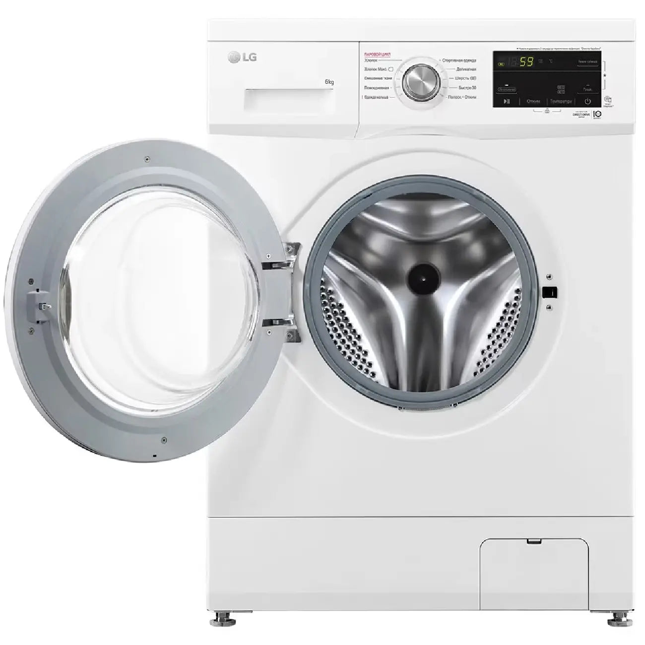 LG Steam F2J3NS2W Inverter 6 kglik kir yuvish mashinasi.