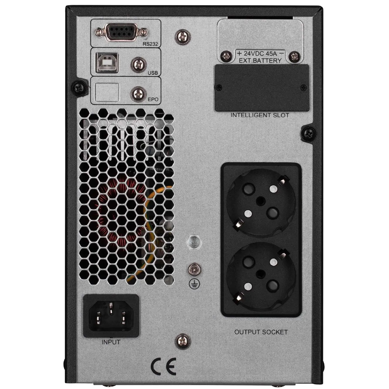 Uzluksiz quvvat manbai 2E OD1000, 1000VA/900W, LCD, USB, 2XSCHUKO 2E-OD1000