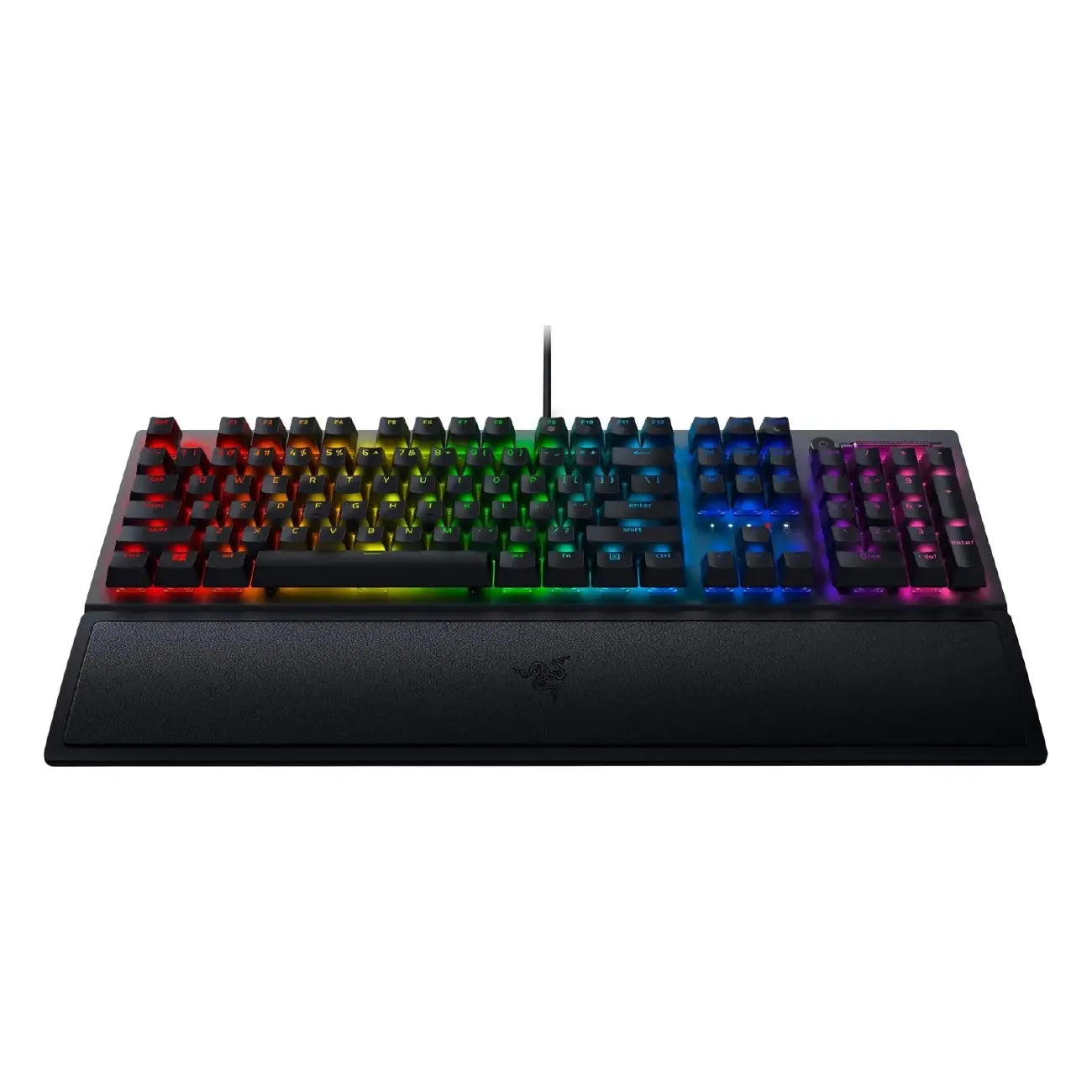 Klaviatura Razer BlackWidow V3 RGB 108key Green Switch USB/EN, qora