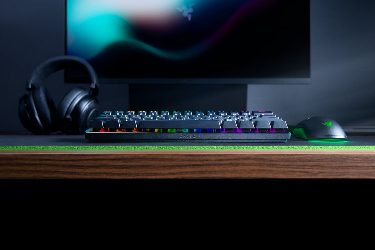 O'yin klaviaturasi Razer Huntsman Mini Red Switch USB US RGB, Black