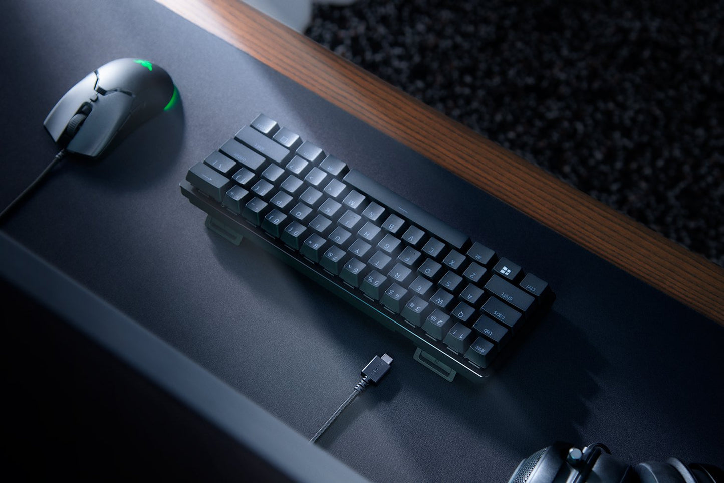 O'yin klaviaturasi Razer Huntsman Mini Red Switch USB US RGB, Black