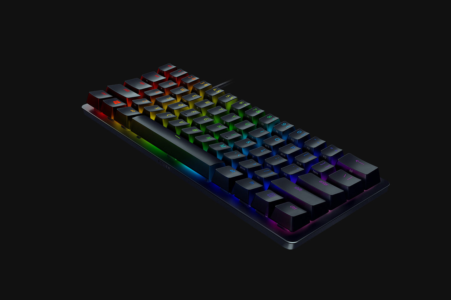 O'yin klaviaturasi Razer Huntsman Mini Red Switch USB US RGB, Black