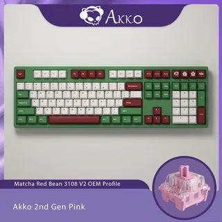 Klaviatura Akko 3108 V2 DS Matcha Red Bean V2