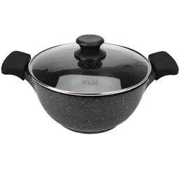 Vicalina VL7802 qozon 5,3 l, marmar chiplari, pastki diametri 26 sm