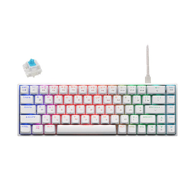 Oyin klaviaturasi 2E GAMING KG370 RGB 68 tugmali Gateron Blue Switch USB