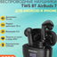 Simsiz quloqchinlar Blackview TWS BT AirBuds 7, qora