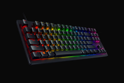Razer Huntsman Tournament Ed o'yin klaviaturasi. Red Switch USB US RGB, Black