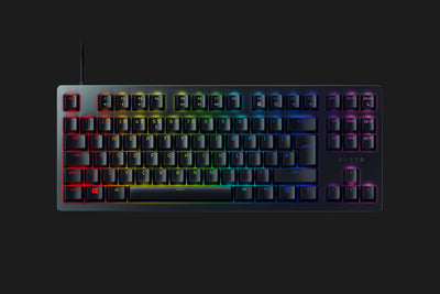 Razer Huntsman Tournament Ed o'yin klaviaturasi. Red Switch USB US RGB, Black