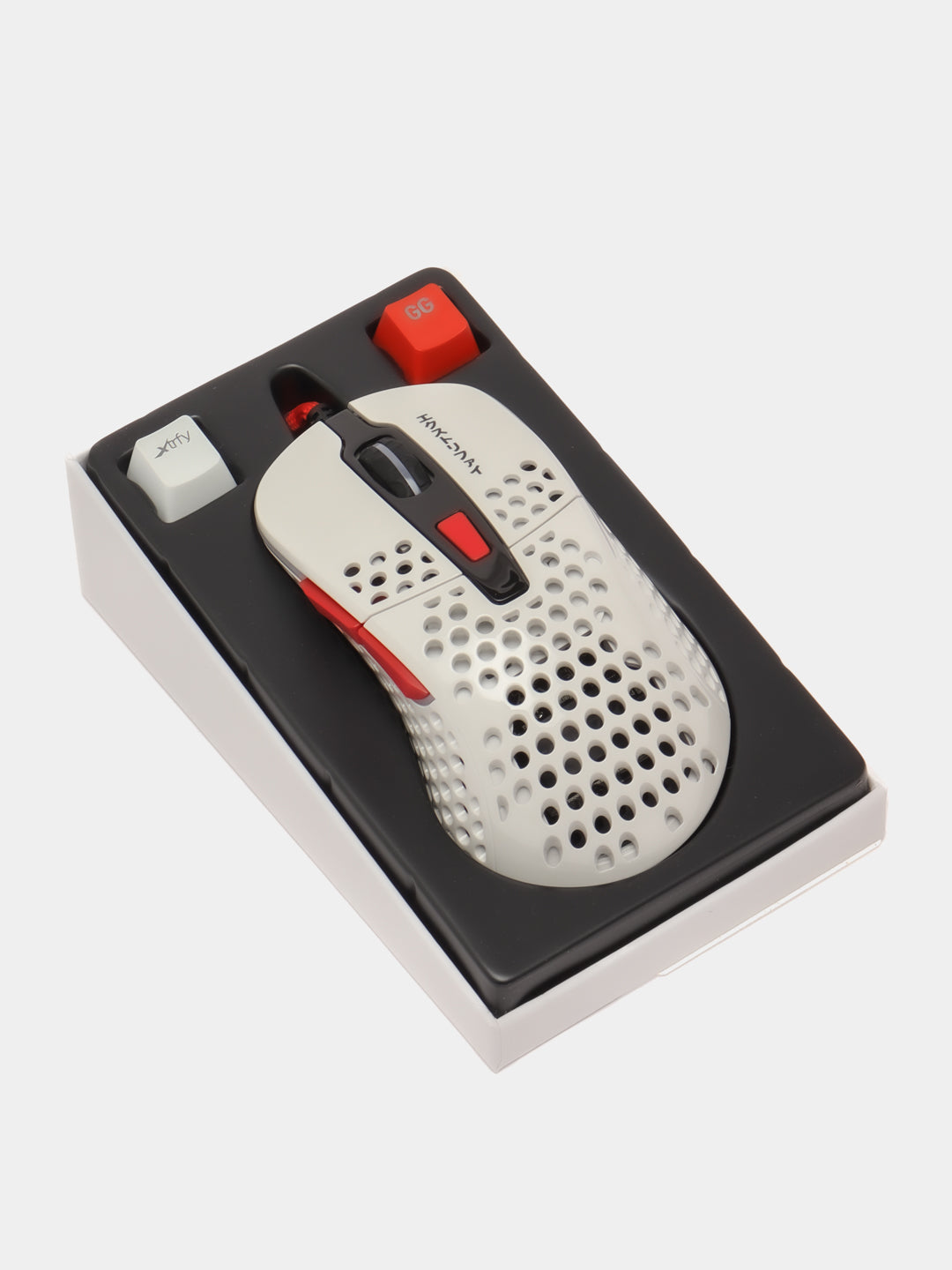 Simli o'yin sichqonchasi Xtrfy Gaming mouse M4 RGB USB, Qora